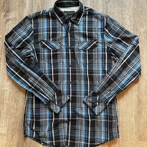 I.N.C. Button down long sleeve shirt